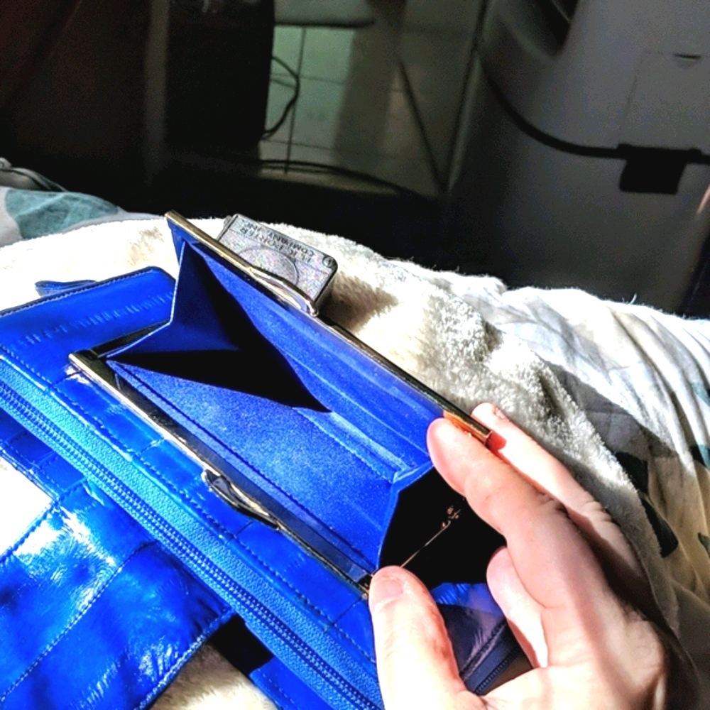 Authentic Eelskin clutch - Picture 5 of 8